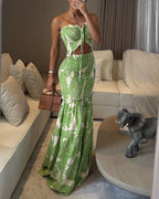 Lunea Mode® | Isla Sunset Maxi Dress