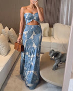 Lunea Mode® | Isla Sunset Maxi Dress