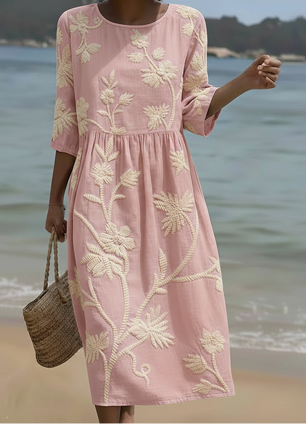 Brianna - Elegant Floral Dress