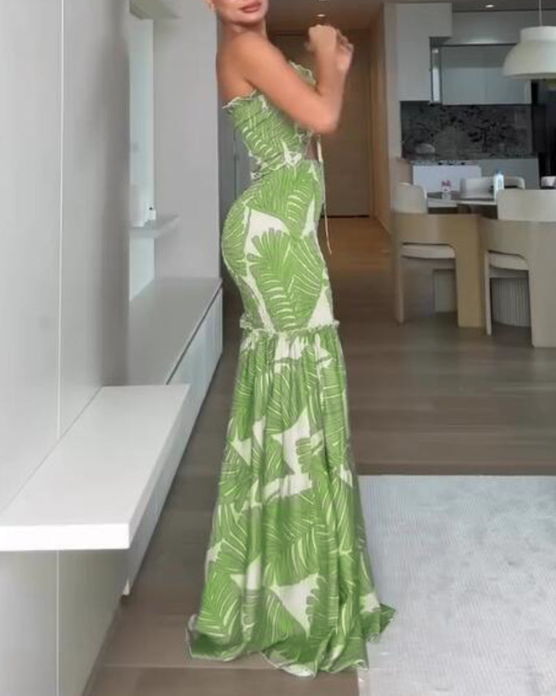 Lunea Mode® | Isla Sunset Maxi Dress
