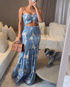 Lunea Mode® | Isla Sunset Maxi Dress