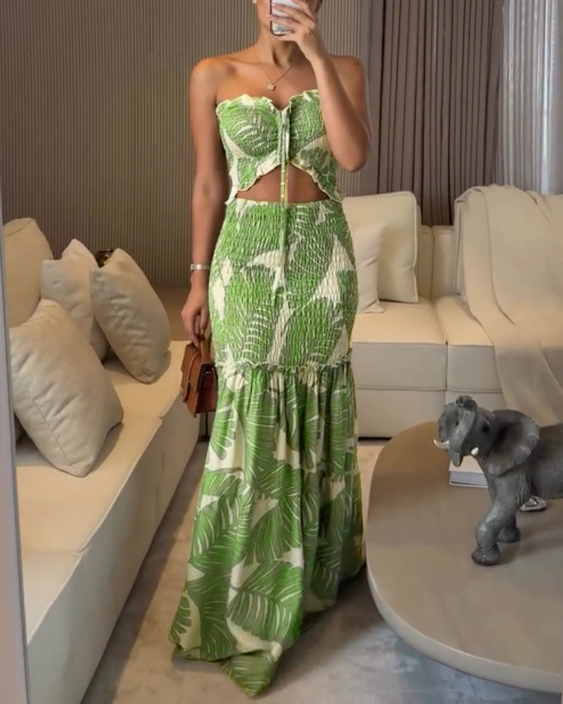 Lunea Mode® | Isla Sunset Maxi Dress