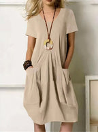 Oriane™ | Fluid Casual Maxi Dress-