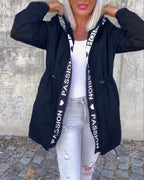 Antoinette - Hoodie-Style Zip-Up Jacket