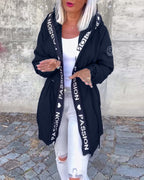 Antoinette - Hoodie-Style Zip-Up Jacket