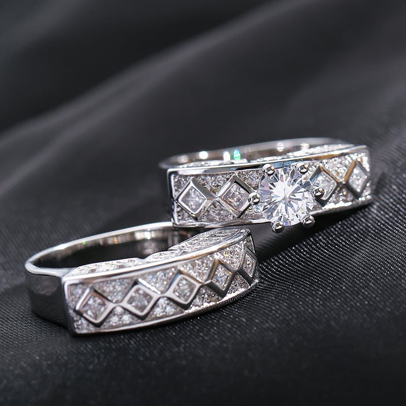 Marina | Cold Wind Zircon Ring Set