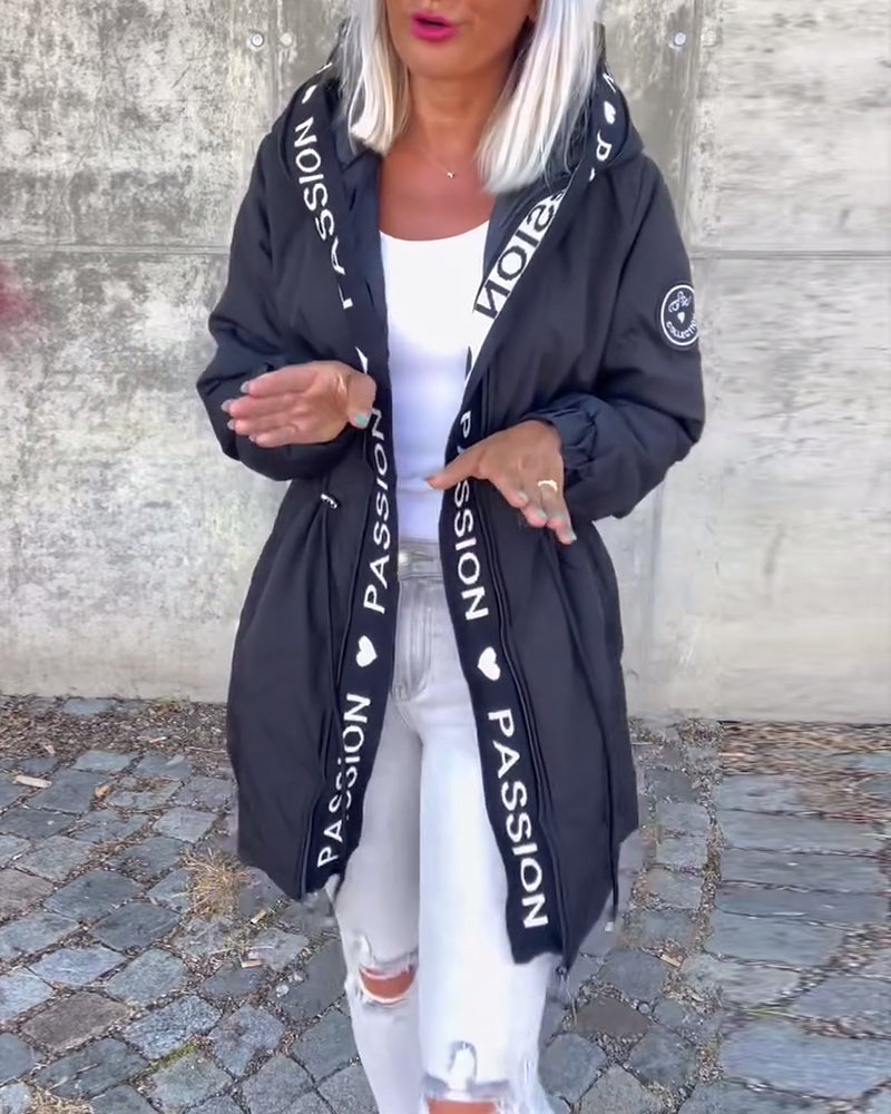 Antoinette - Hoodie-Style Zip-Up Jacket