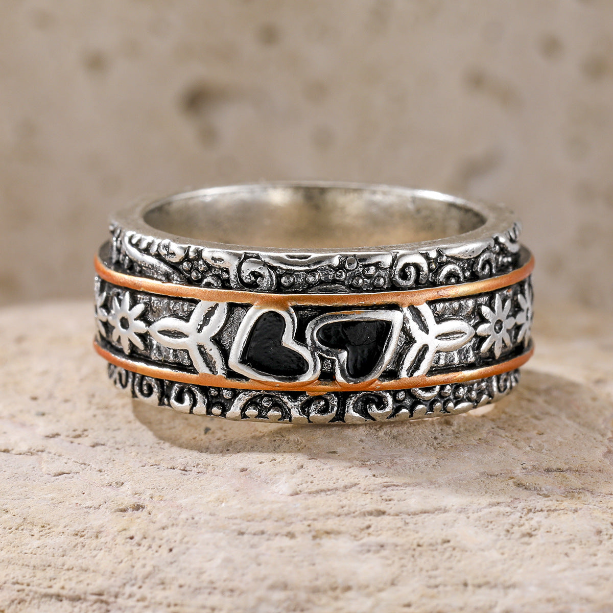 Alaric | Engraved Silver Heritage Ring