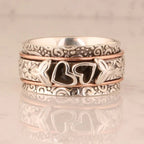 Alaric | Engraved Silver Heritage Ring