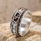 Alaric | Engraved Silver Heritage Ring