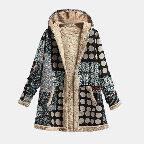 Nova - Monochrome Retro Dotted Jacket
