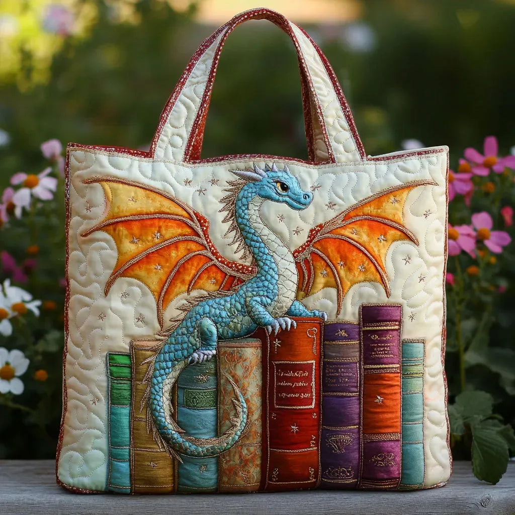 Quilted Emerald Book Bags