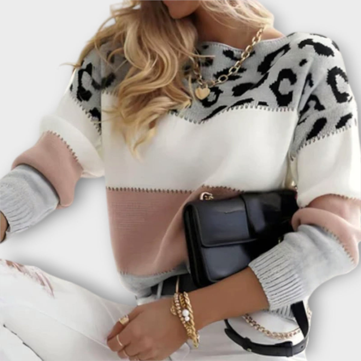 Sam - Casual Leopard Sweater