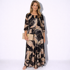 Lunea Mode® | Camille Printed Chiffon Dress
