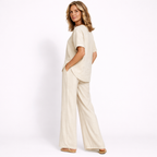 Lunea Mode® | The Sienna - Relaxed Wide Leg Two Piece Set