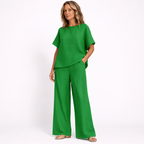 Lunea Mode® | The Sienna - Relaxed Wide Leg Two Piece Set