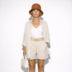 Women’s Breathable Woven Summer Bucket Hat
