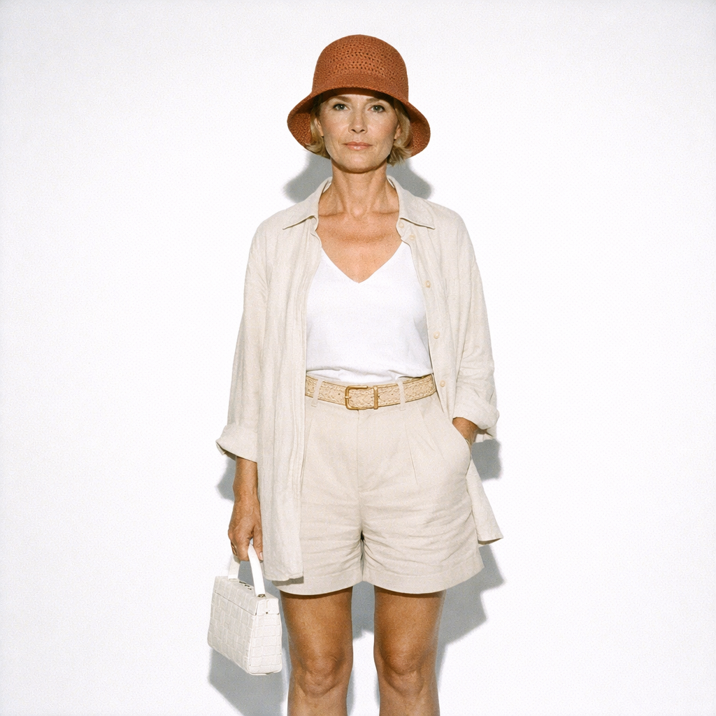Women’s Breathable Woven Summer Bucket Hat