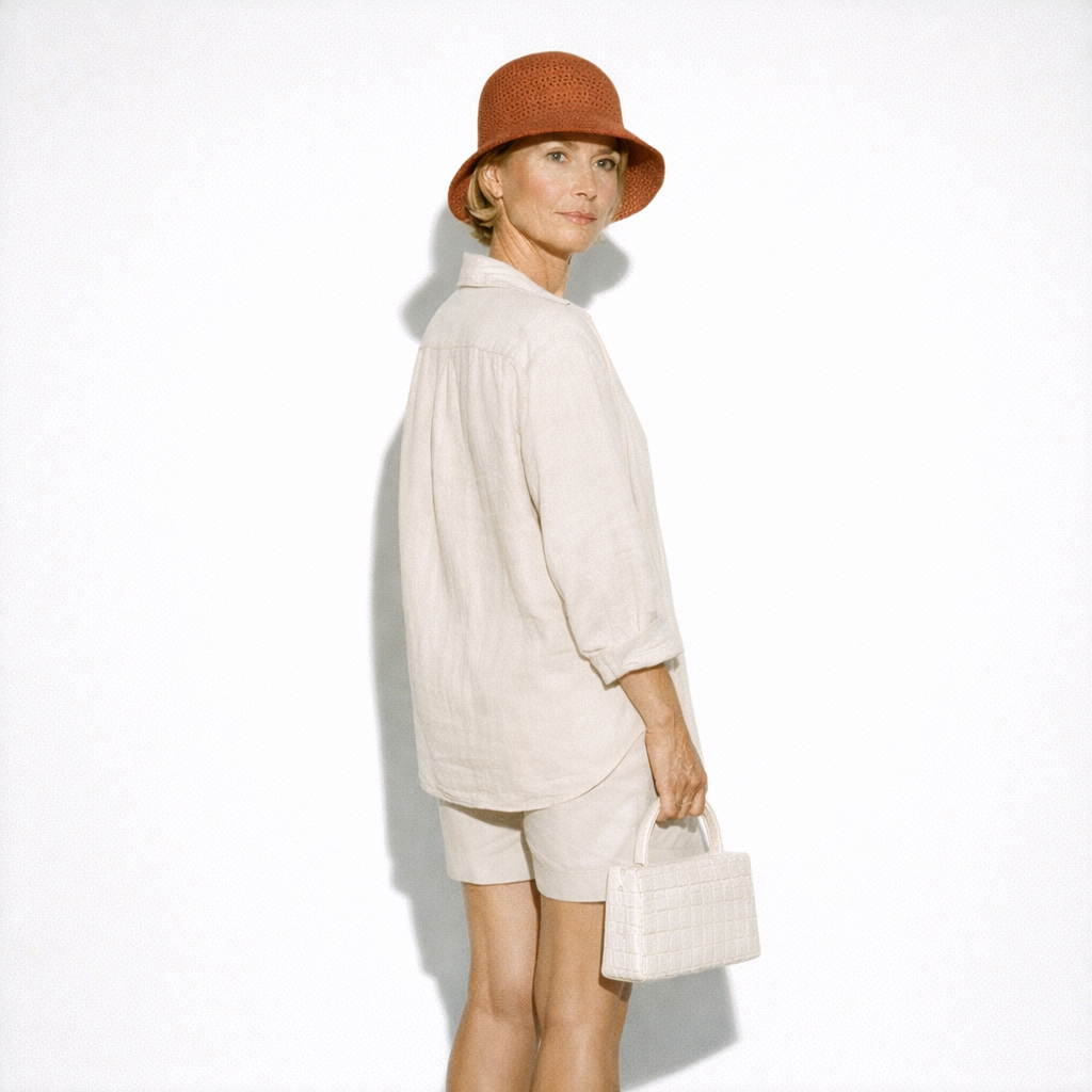 Women’s Breathable Woven Summer Bucket Hat