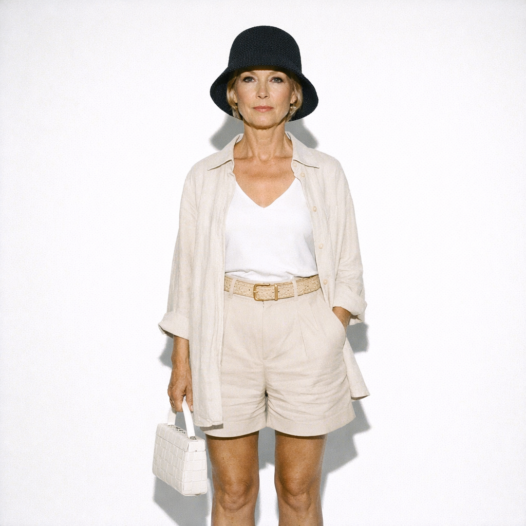 Women’s Breathable Woven Summer Bucket Hat