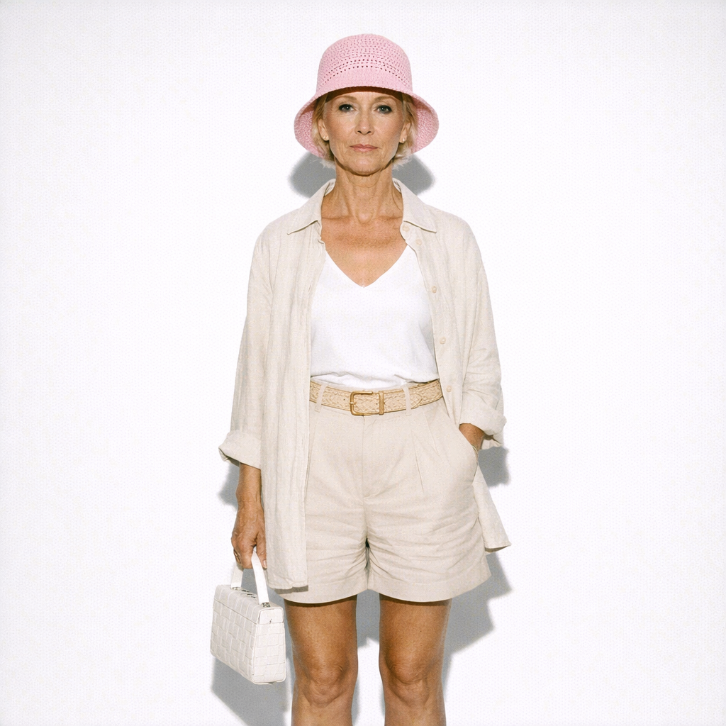 Women’s Breathable Woven Summer Bucket Hat