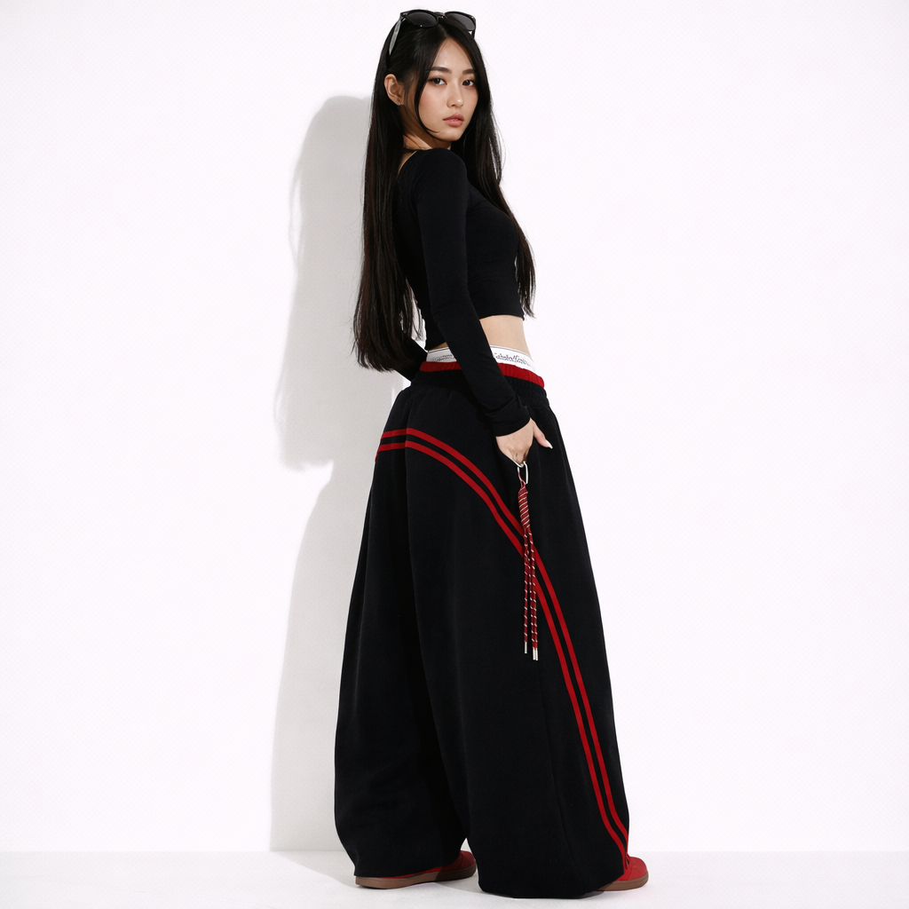 Lunea Mode® | The Retro Baggy Sweat Pants
