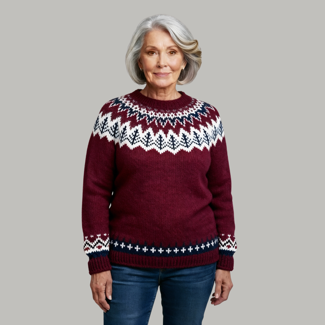 Classic Icelandic Wool Knit Sweater