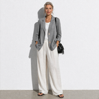 Lunea Mode® | The Charlotte - Relaxed Pure Cotton Linen Blazer