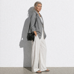 Lunea Mode® | The Charlotte - Relaxed Pure Cotton Linen Blazer