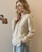 Natalie Ruffle Cardigan™