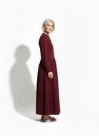 Lunea Mode® |The Amanda Long Sleeve Linen Maxi Dress