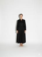 Lunea Mode® |The Amanda Long Sleeve Linen Maxi Dress