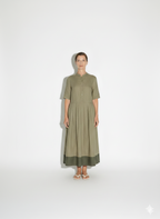 Lunea Mode® |The Amanda Long Sleeve Linen Maxi Dress