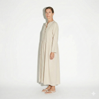 Lunea Mode® |The Amanda Long Sleeve Linen Maxi Dress