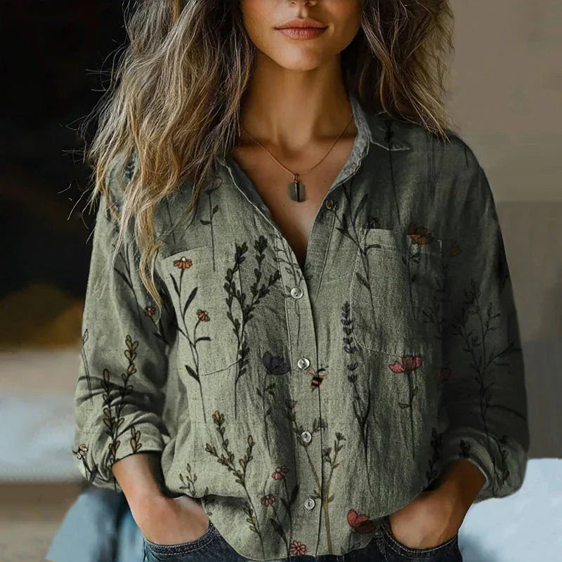 Jesse | Printed Vintage Blouse