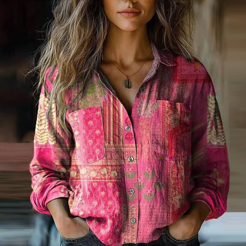 Jesse | Printed Vintage Blouse