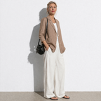 Lunea Mode® | The Charlotte - Relaxed Pure Cotton Linen Blazer