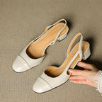 Reyna Genuine Leather Pumps