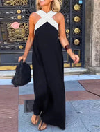 Quirine™ | Wrap-Front Maxi Dress-