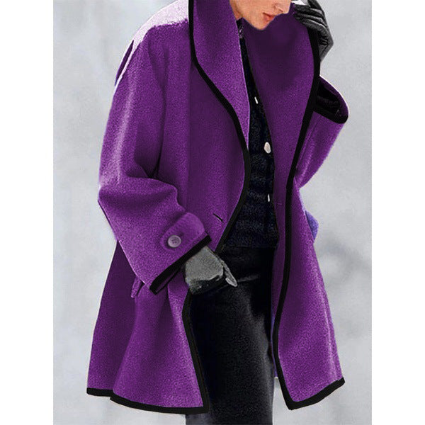 Yumi Wool Blend Long Coat