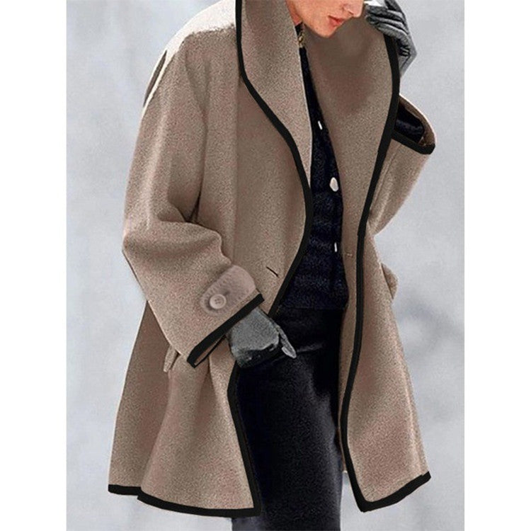 Yumi Wool Blend Long Coat