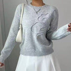 Petal Line Sweater