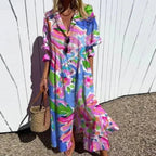 Soleil™ | Breezy Boho Maxi Dress-