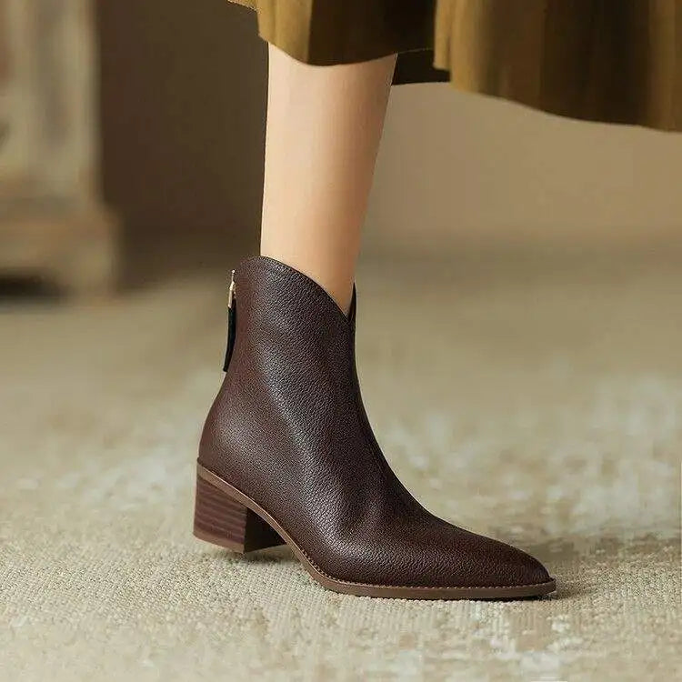 Adeline Leather Boots