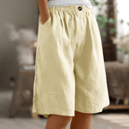 Cecilia Loose Linen Shorts