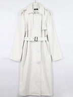Leather Franco Trench Coat