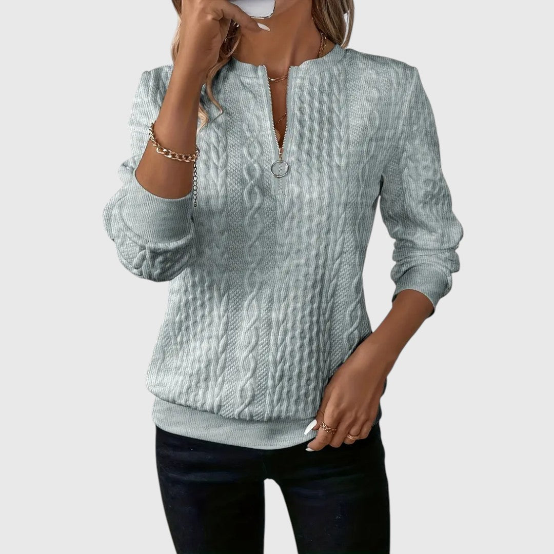 Josine - Elegant Jumper with Zip
