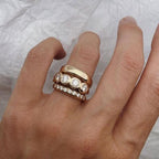 Magica | Forged Gold Rings