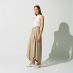 High Waist Loose Ruched Irregular Casual Pants