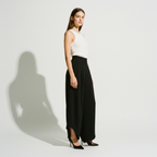 High Waist Loose Ruched Irregular Casual Pants